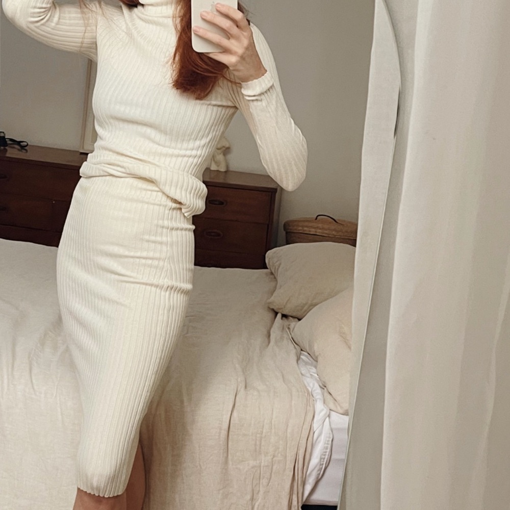 Giu giu nonna sweater set in ivory